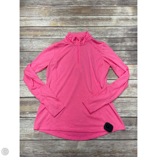 Athletic Jacket By Danskin In Pink, Size: M