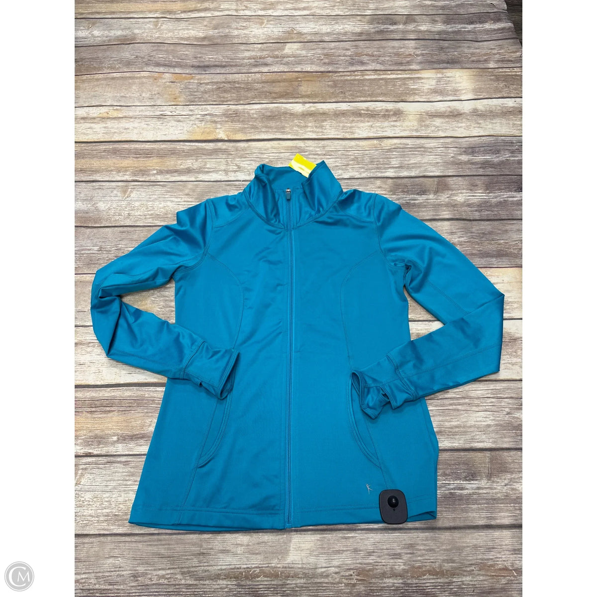 Athletic Jacket By Danskin In Blue, Size: M