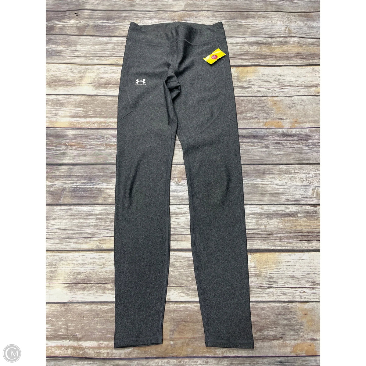 Athletic Leggings By Under Armour In Grey, Size: S