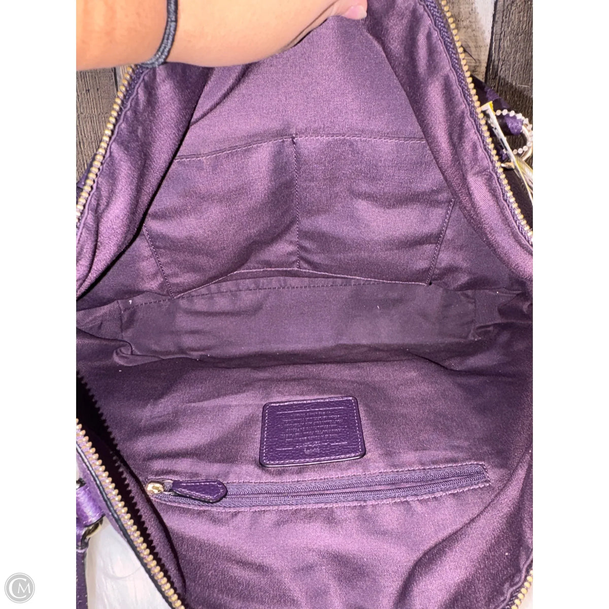 Handbag Designer By Coach, Size: Medium