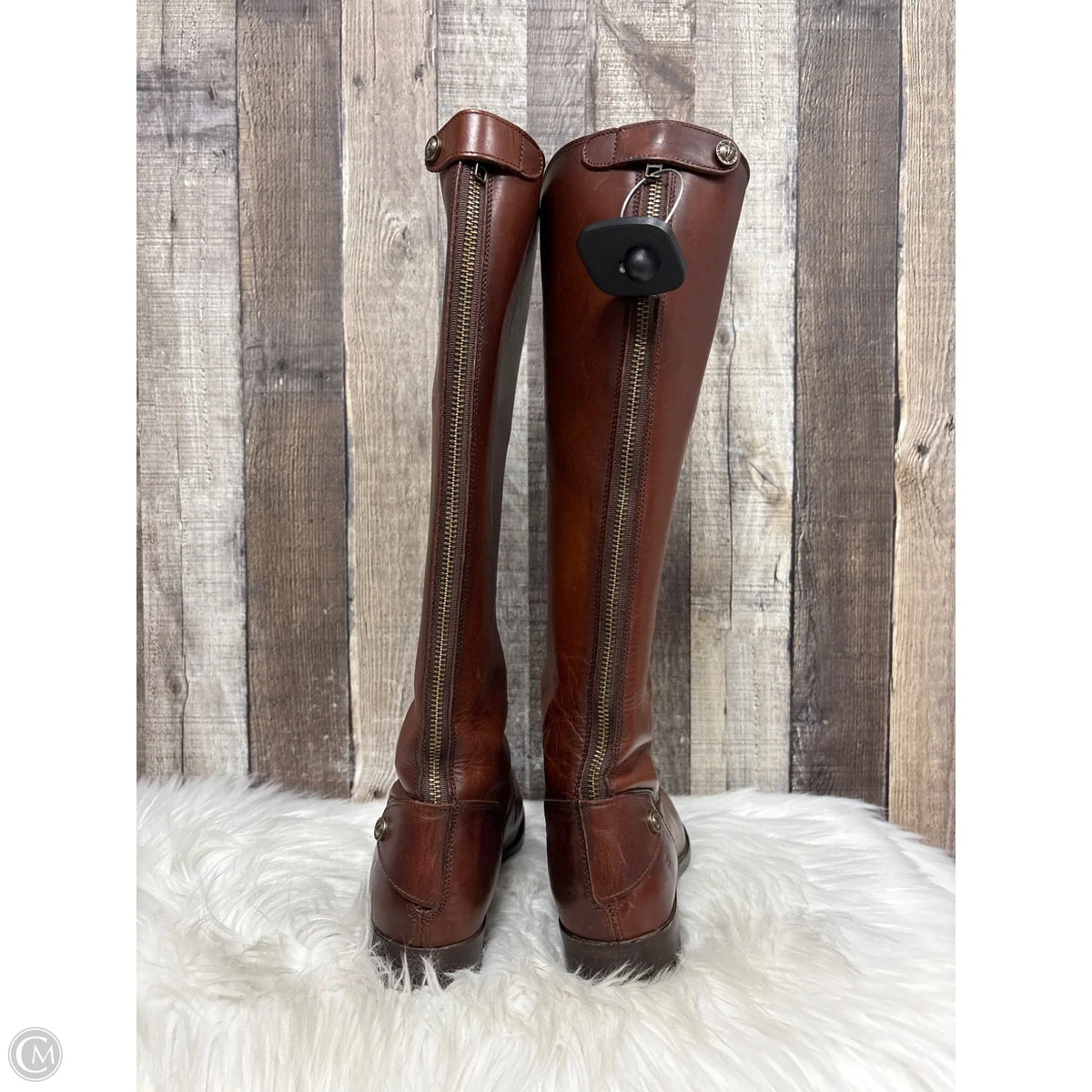 Boots Designer By Frye In Brown, Size: 11