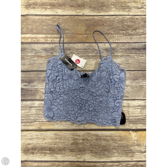 Top Sleeveless By Express In Blue, Size: Xs