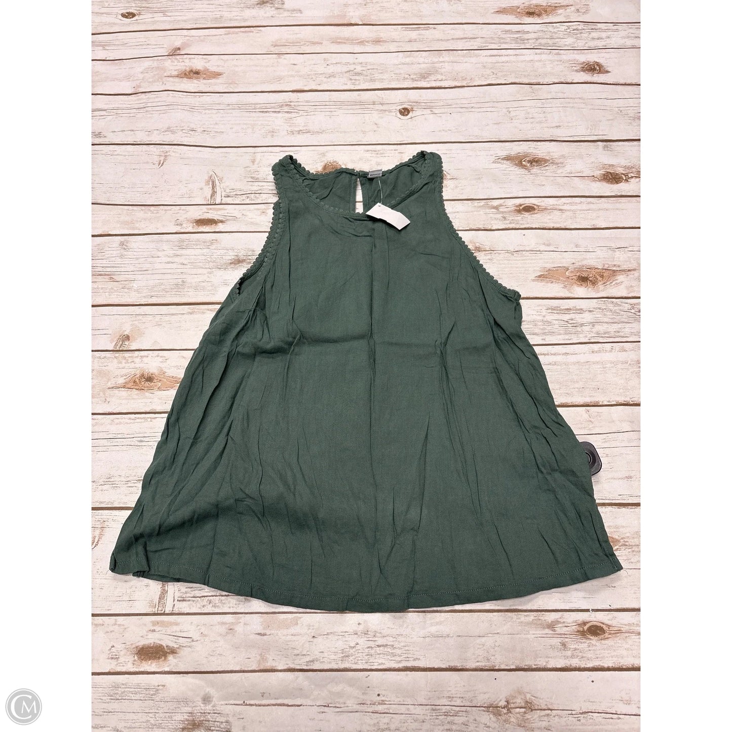 Top Sleeveless By Old Navy In Green, Size: M