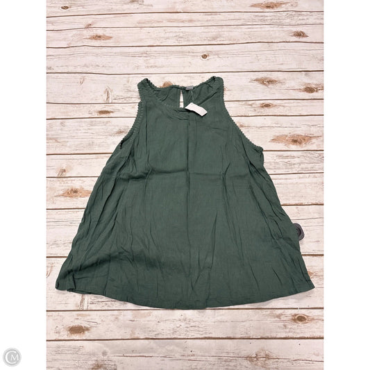 Top Sleeveless By Old Navy In Green, Size: M