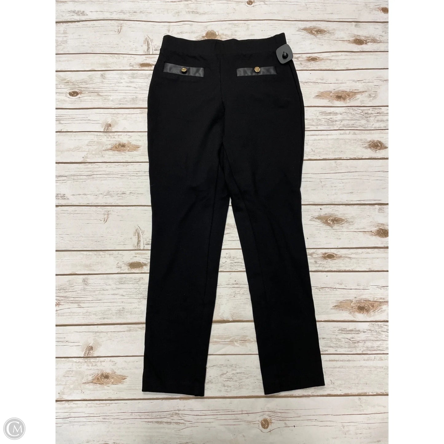 Pants Designer By Michael Kors In Black, Size: M