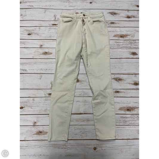 Jeans Skinny By Universal Thread In Ivory, Size: 6