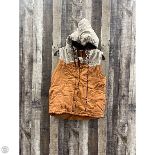 Vest Puffer & Quilted By Hem & Thread In Multi-colored, Size: S