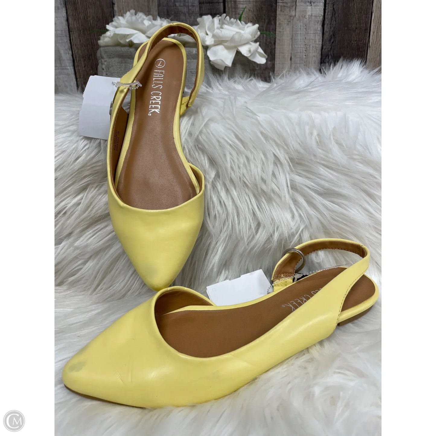 Shoes Flats By Falls Creek In Yellow, Size: 7