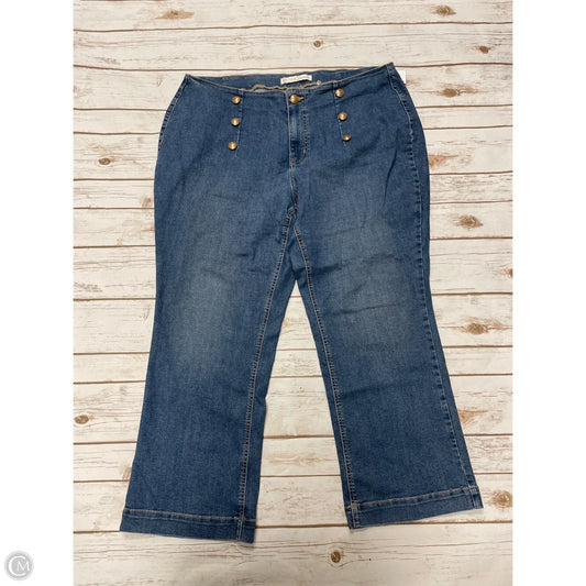 Jeans Straight By Cato In Blue Denim, Size: 20