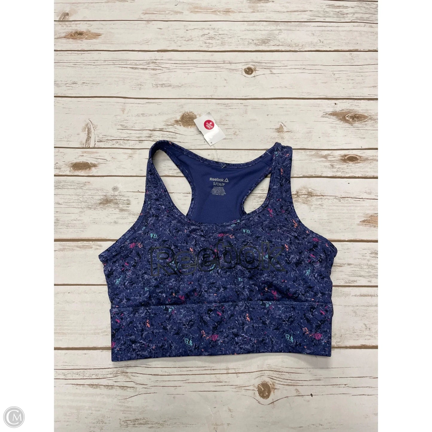 Athletic Bra By Reebok In Multi-colored, Size: S