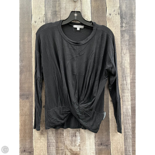 Top Long Sleeve By Gaze In Black, Size: Xs