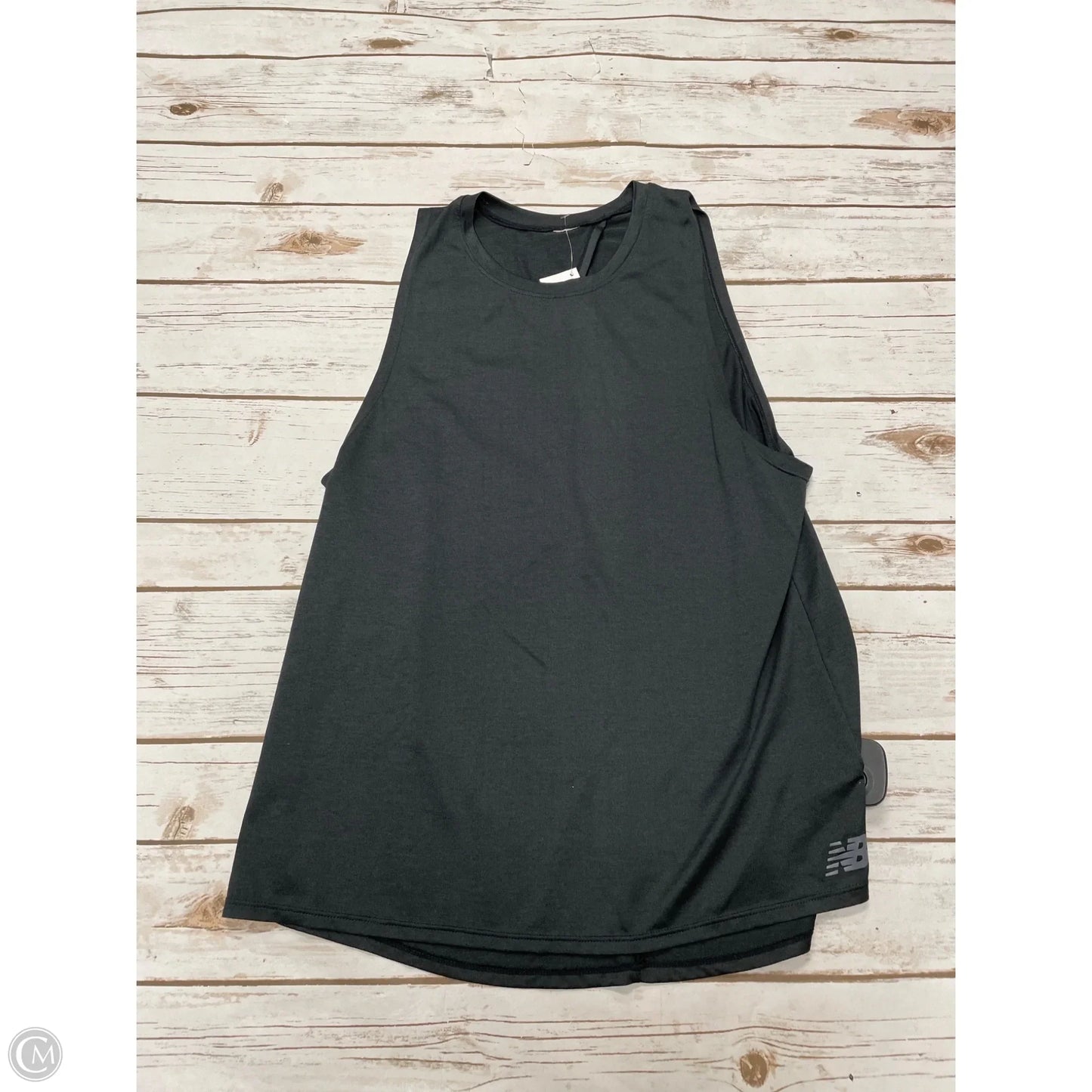 Athletic Tank Top By New Balance In Grey, Size: S