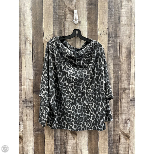 Top Long Sleeve By Daytrip In Animal Print, Size: Xl