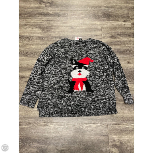Sweater By New Directions In Black, Size: 2x