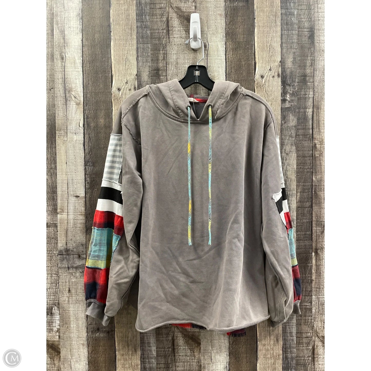 Sweatshirt Hoodie By Easel In Multi-colored, Size: M
