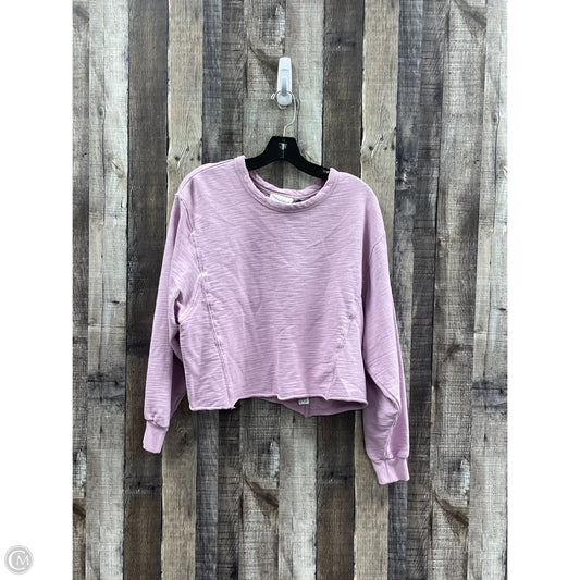 Sweatshirt Crewneck By Universal Thread In Purple, Size: M