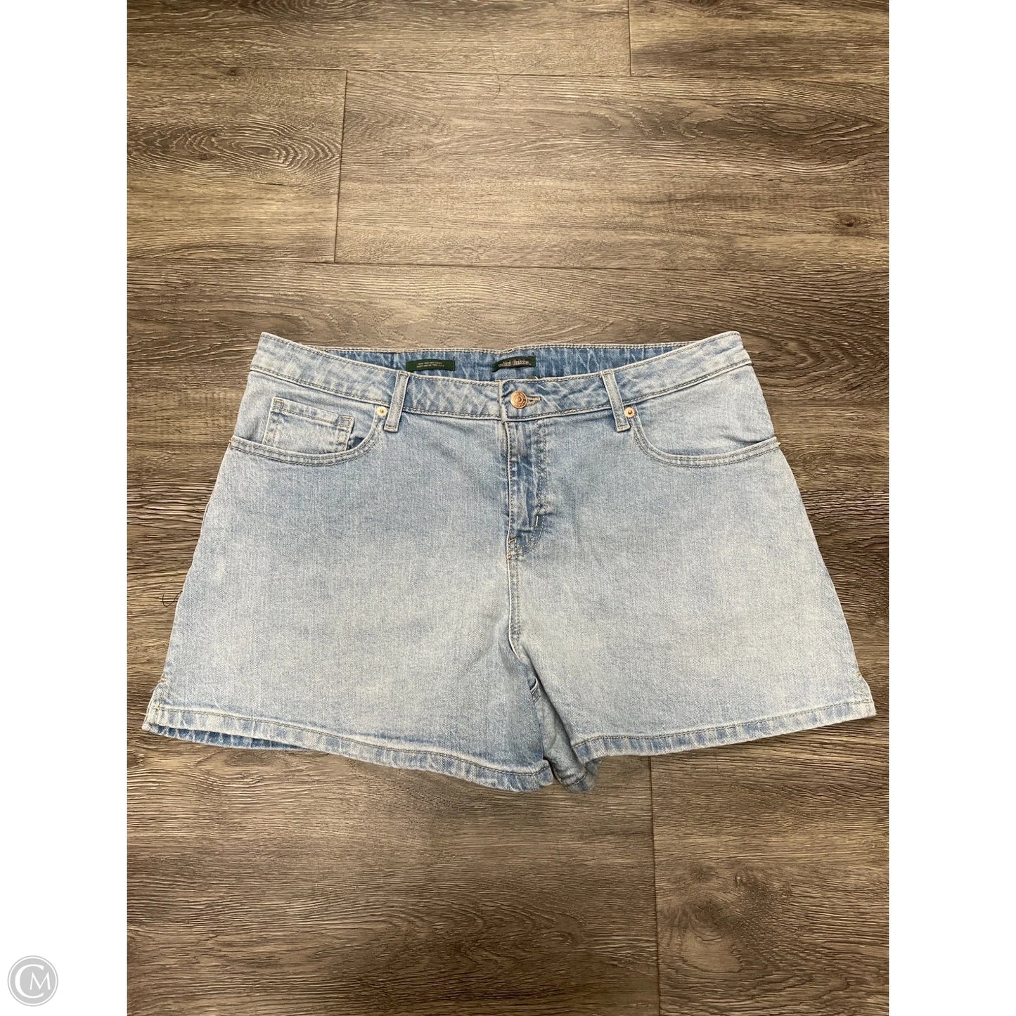 Shorts By Universal Thread In Black Denim, Size: 14