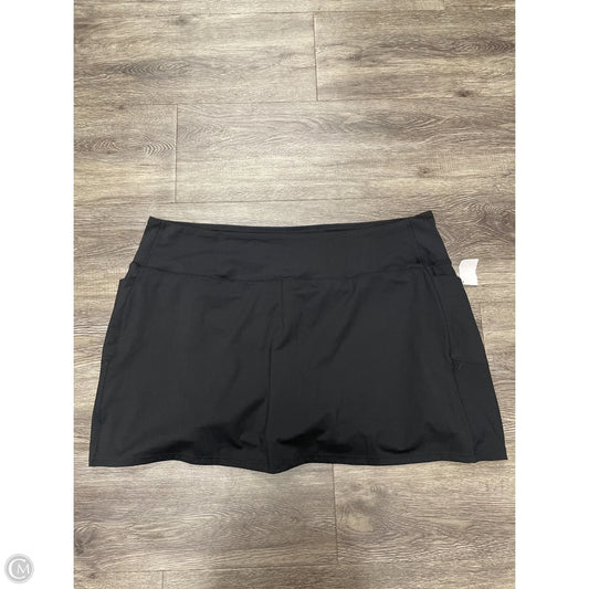Athletic Skort By Lands End In Black, Size: 3x