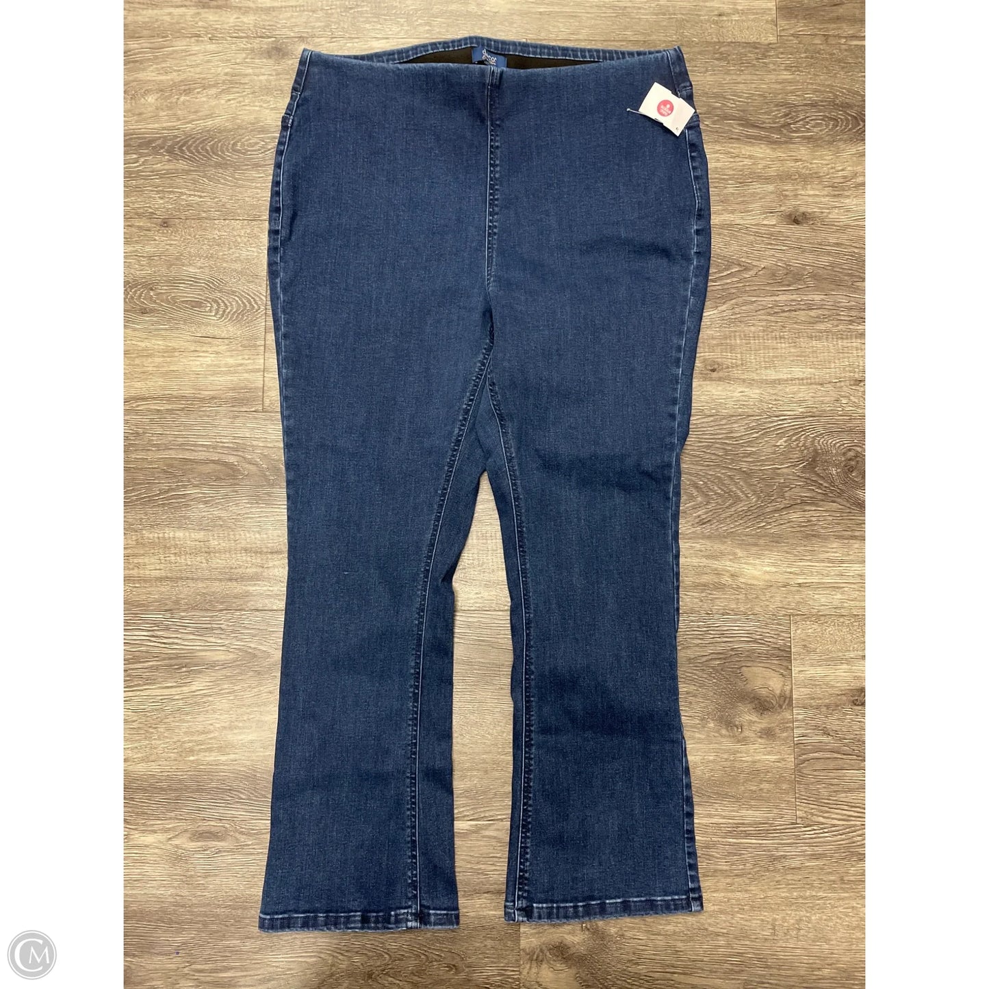 Jeans Boot Cut By Cme In Blue Denim, Size: 18