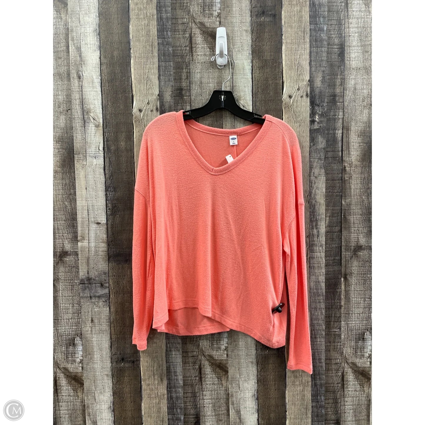 Top Long Sleeve By Old Navy In Peach, Size: S