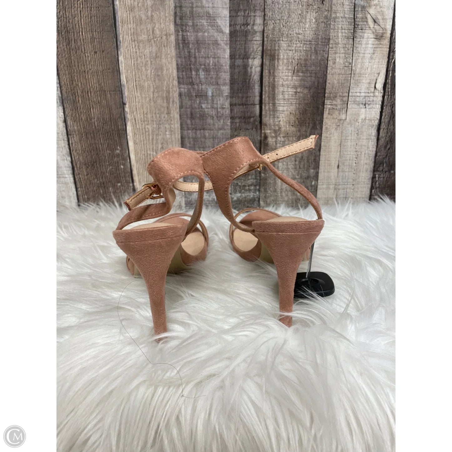 Sandals Heels Stiletto By Forever In Pink, Size: 8.5