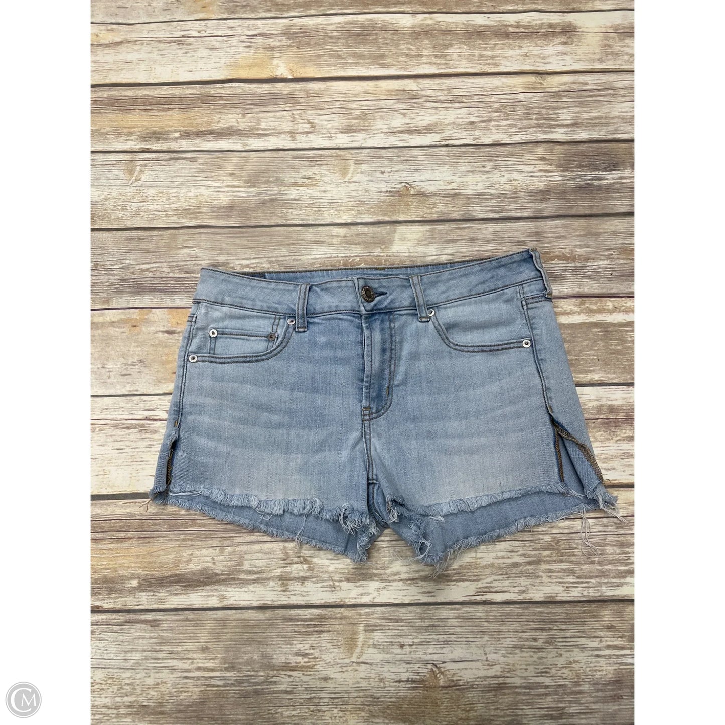 Shorts By American Eagle In Blue Denim, Size: 12