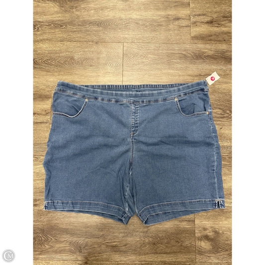 Shorts By Terra & Sky In Blue Denim, Size: 4x