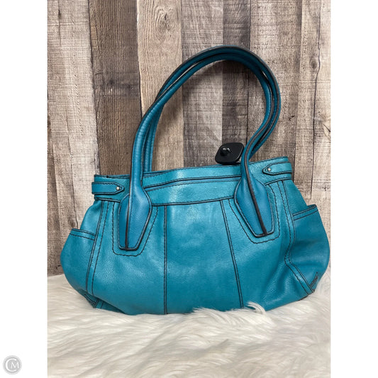 Handbag Leather By St Johns Bay, Size: Medium