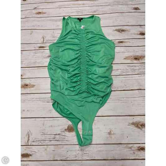 Bodysuit By Express In Green, Size: L