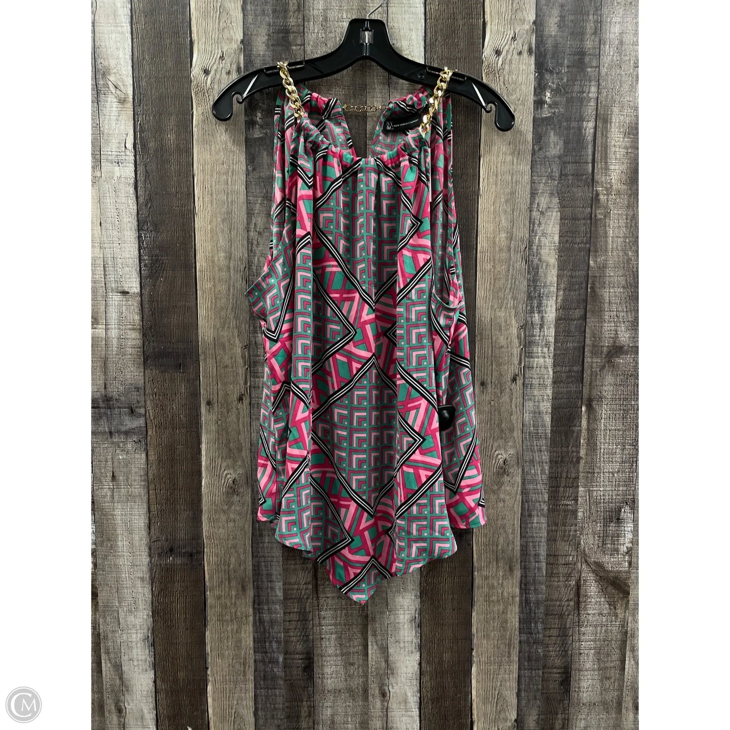 Top Sleeveless By New York And Co In Multi-colored, Size: Xxl