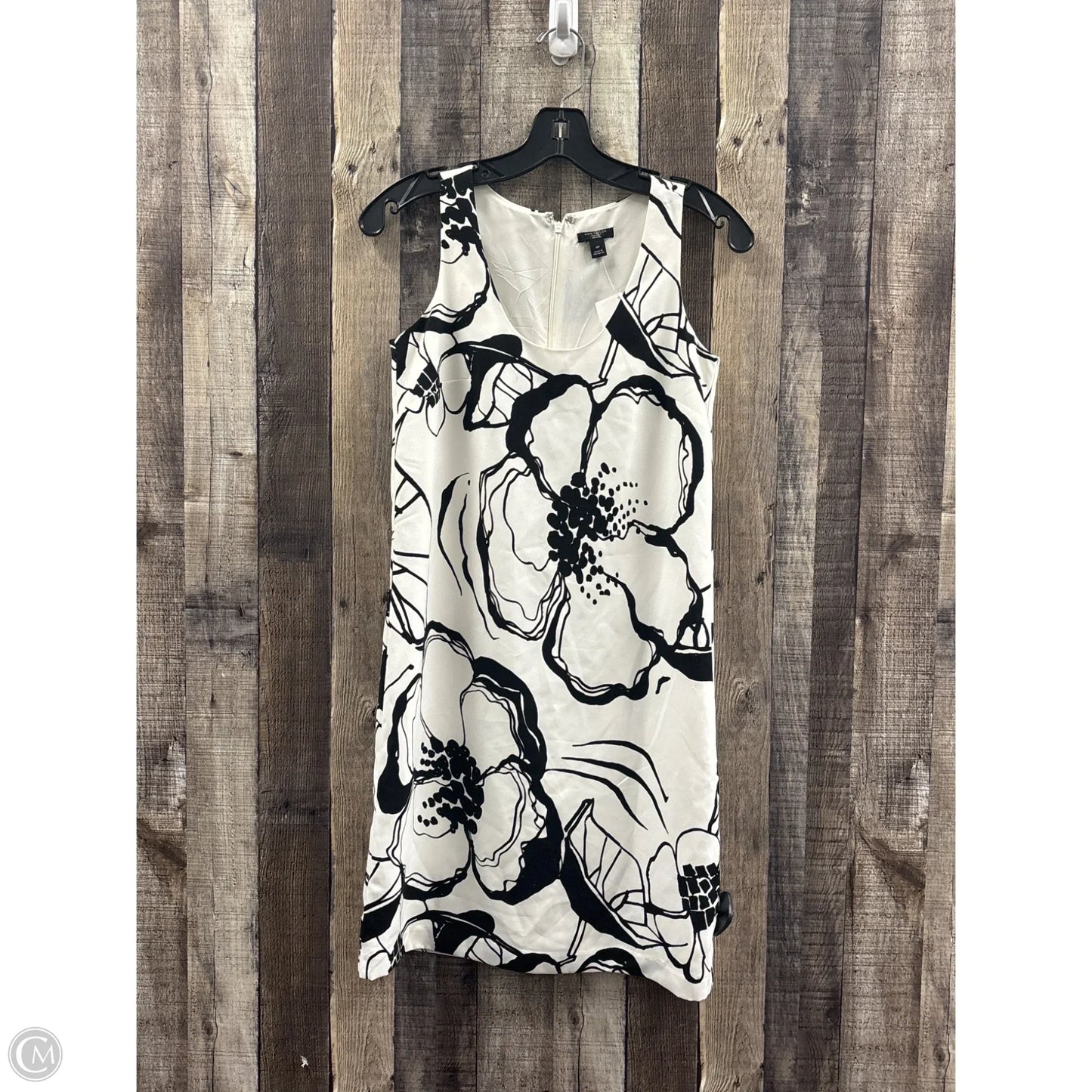 Dress Casual Midi By Ann Taylor In White, Size: 0