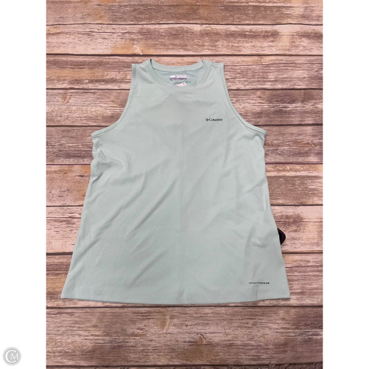 Athletic Tank Top By Columbia In Green, Size: M
