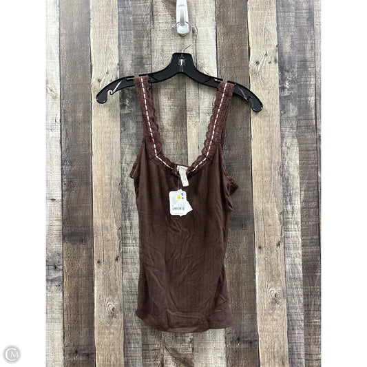 Tank Top By Free People In Brown, Size: M