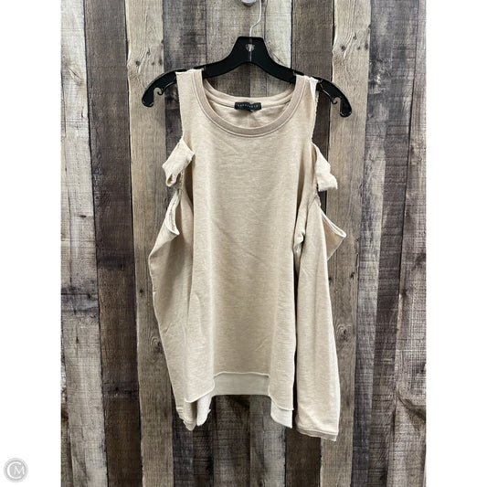 Top Long Sleeve By Sanctuary In Tan, Size: S
