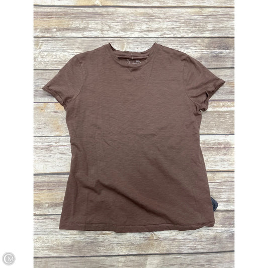 Top Short Sleeve By Joie In Tan, Size: S