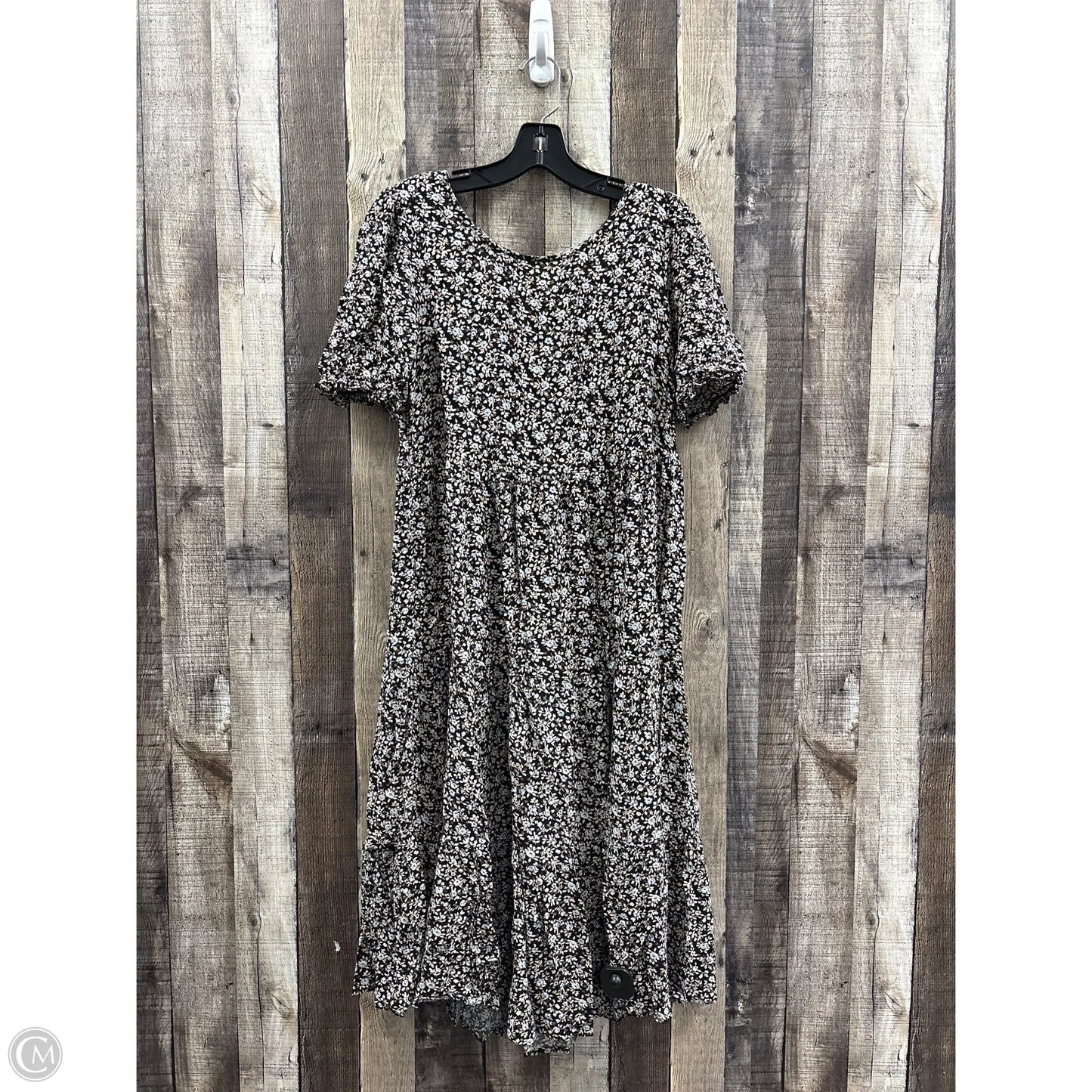 Dress Casual Midi By Aerie In Floral Print, Size: S