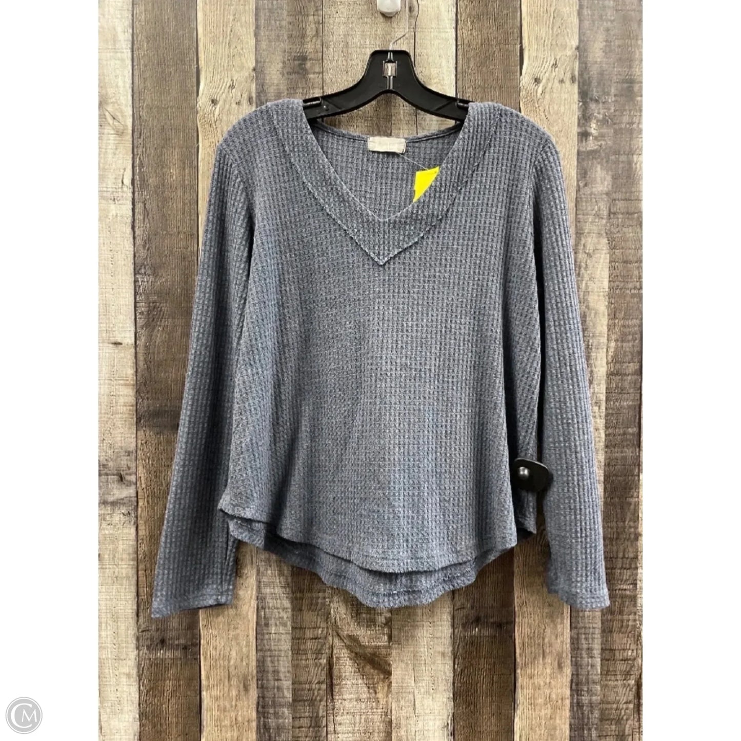 Top Long Sleeve By Altard State In Blue, Size: M