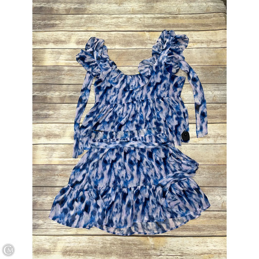 Skirt Set 2pc By Banana Republic In Multi-colored, Size: L