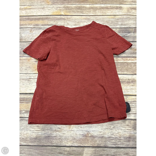 Top Short Sleeve By Universal Thread In Red, Size: S