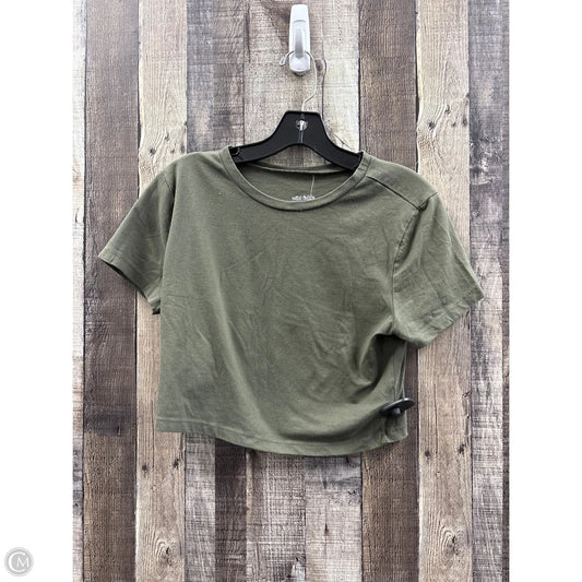 Top Short Sleeve By Wild Fable In Green, Size: Xl