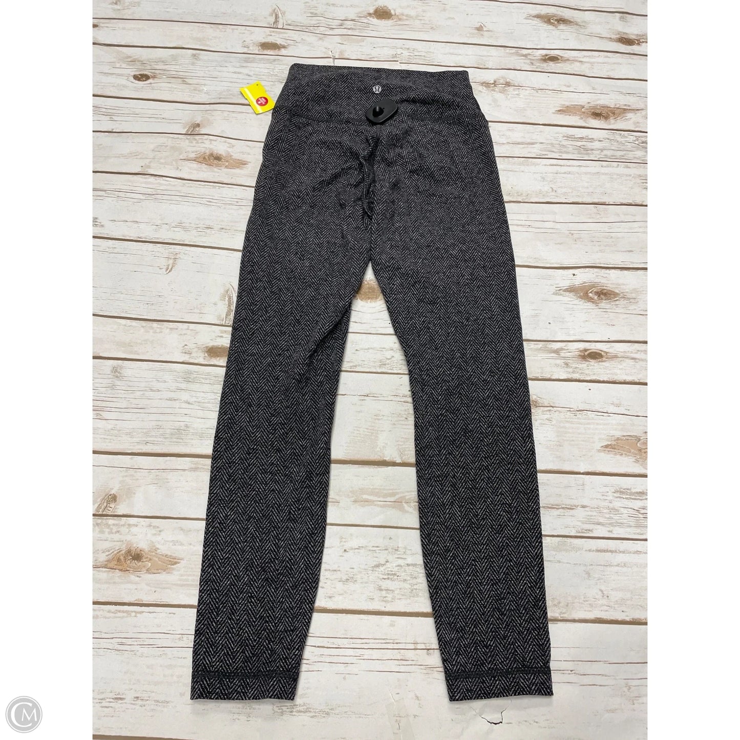 Athletic Leggings By Lululemon In Grey, Size: S