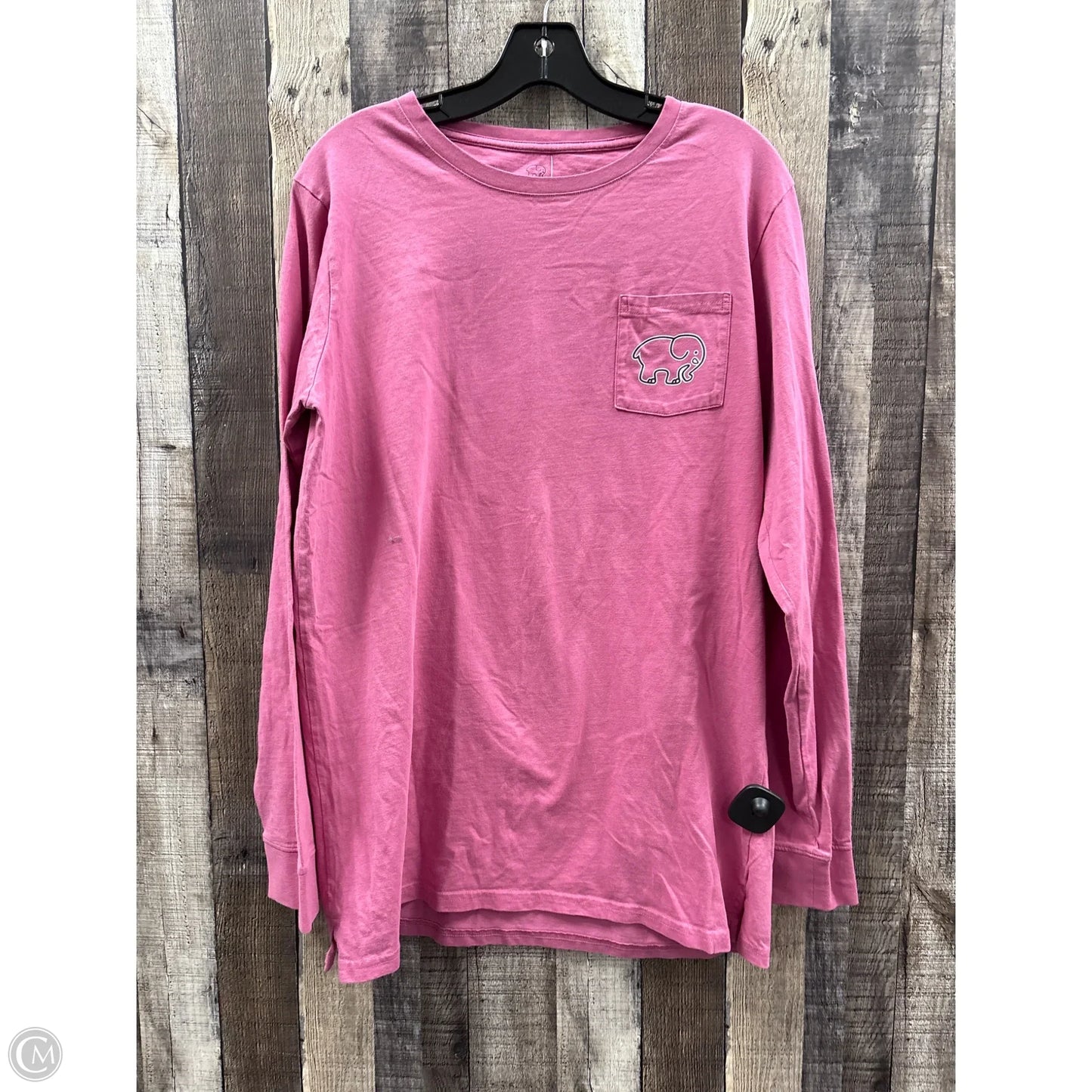 Top Long Sleeve By Ivory Ella In Pink, Size: Xl