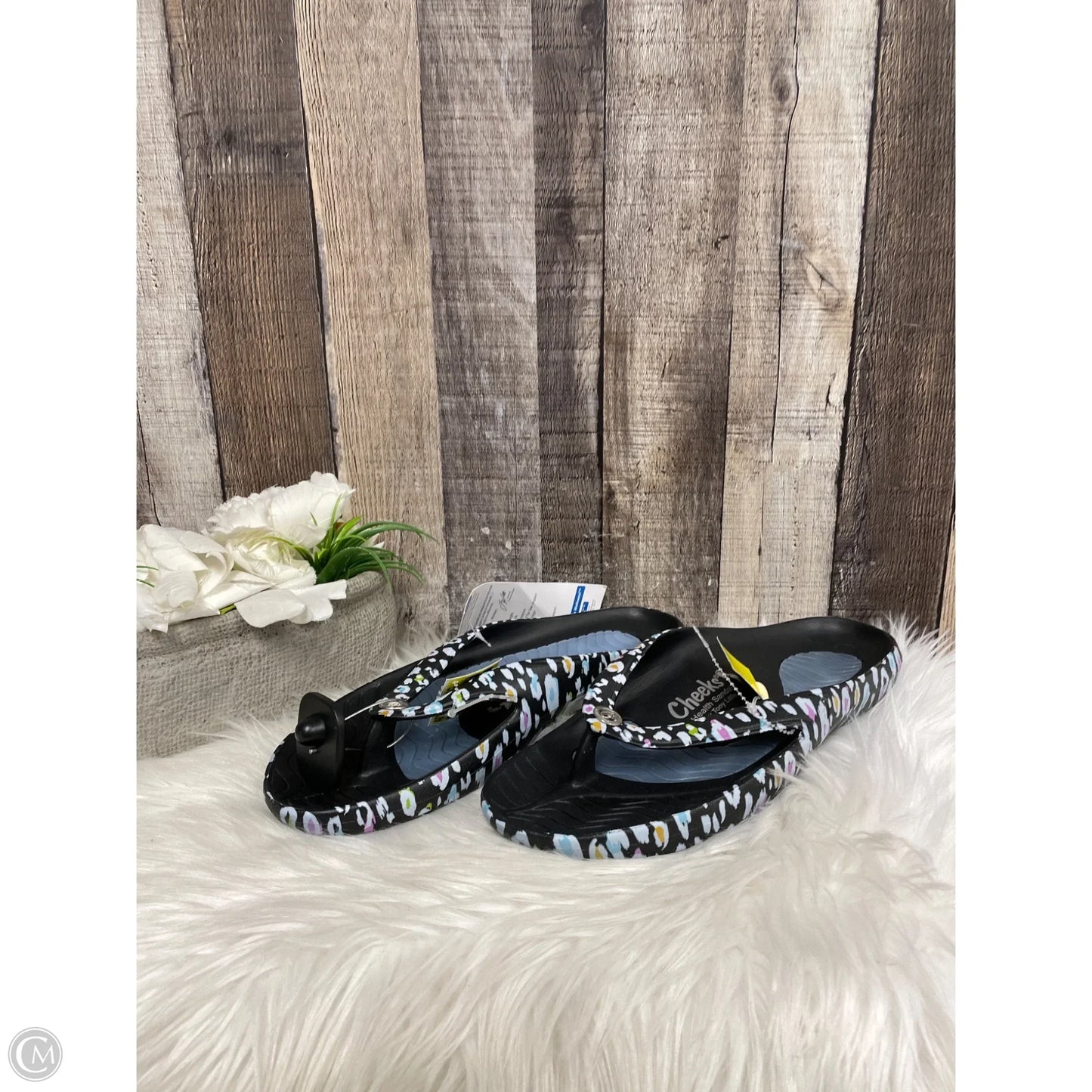 Sandals Flip Flops By Cme In Multi-colored, Size: 12