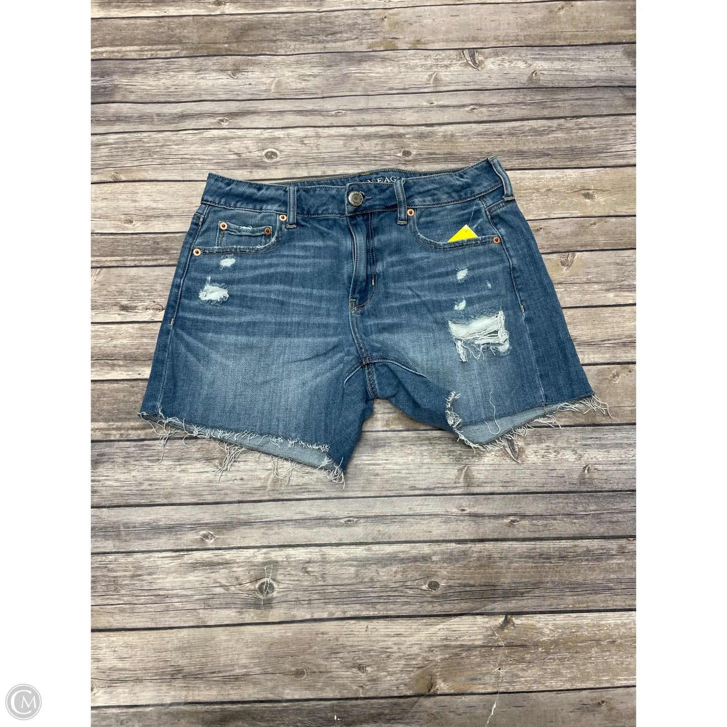 Shorts By American Eagle In Blue Denim, Size: 8