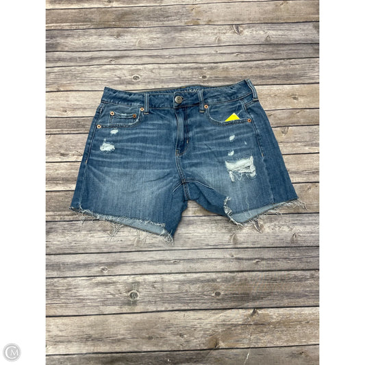 Shorts By American Eagle In Blue Denim, Size: 8