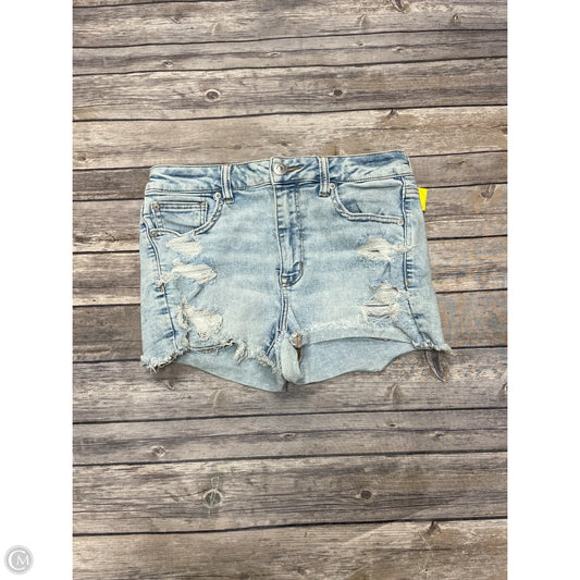 Shorts By American Eagle In Blue Denim, Size: 8