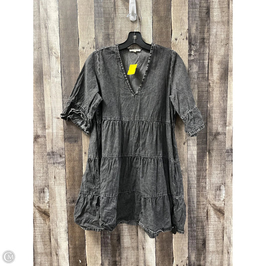 Dress Casual Short By Cme In Grey Denim, Size: S