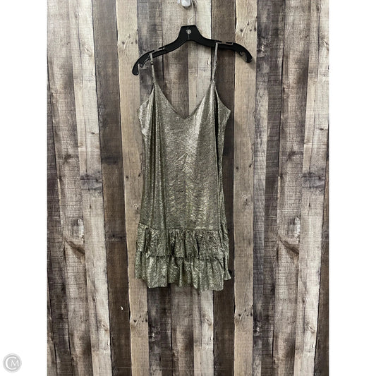 Dress Party Short By Forever 21 In Silver, Size: S