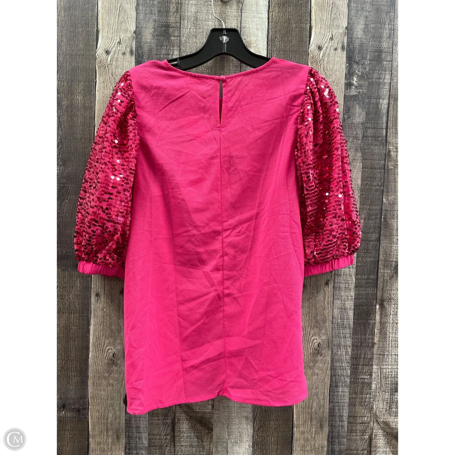Top Short Sleeve By Vine & Love In Pink, Size: S