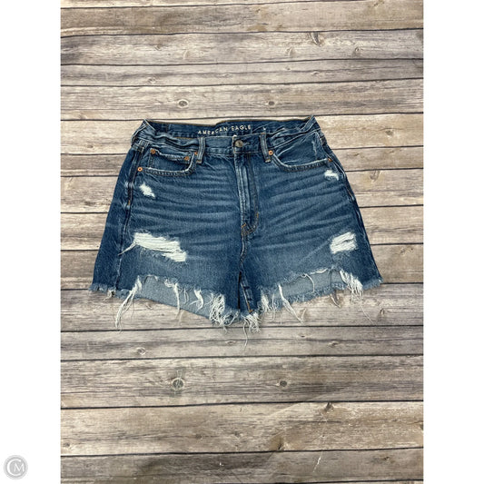 Shorts By American Eagle In Blue Denim, Size: 8